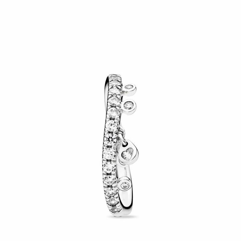 Pandora Chandelier Droplets Stackable Ring Silver Egypt IF1804625